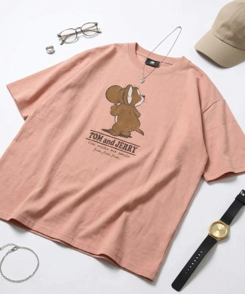 tシャツ 半袖 2026SS Tom＆Jerry/トムとジェリー オーバーサイズ