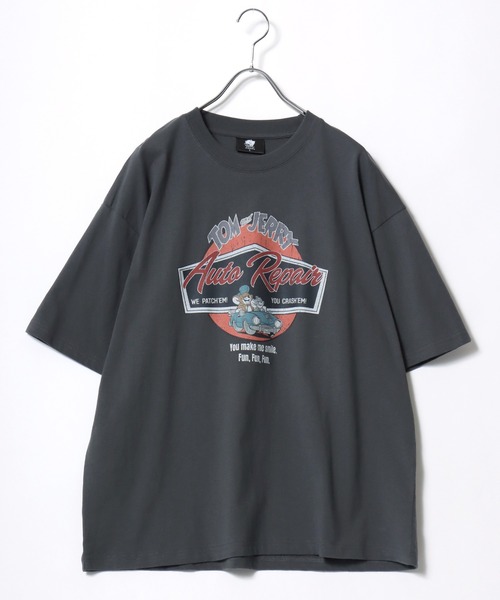 Deuxieme Classe ラグランバックプリントTシャツ　グレー ドゥーズィエムクラス Deuxieme Classe ラグランバックプリントTシャツ