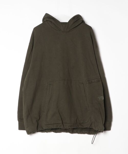Y-3 「Y-3」 プルオーバーパーカー X-LARGE ダークグリーン メンズ 