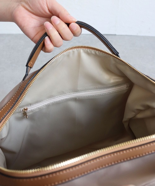 「MIAN 」 2WAYバッグ FREE グレイッシュベージュ レディース_画像3