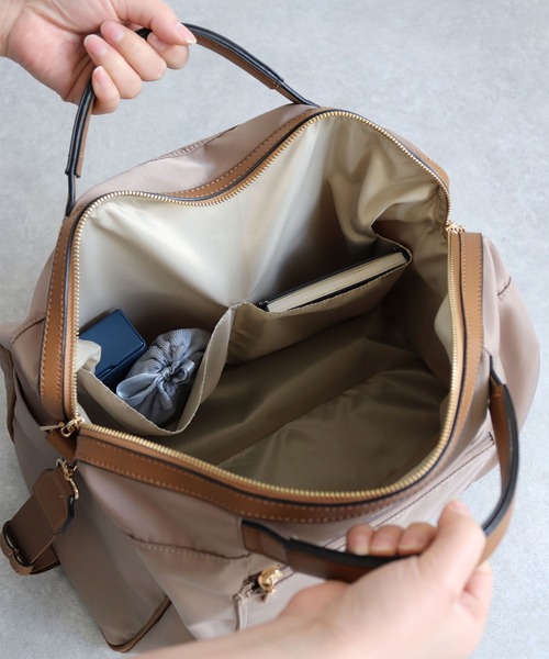 「MIAN 」 2WAYバッグ FREE グレイッシュベージュ レディース_画像8