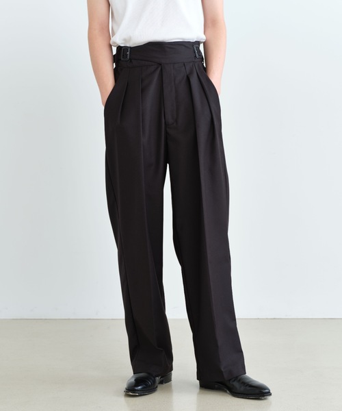 「SINSS」 スラックス MEDIUM ブラック メンズ_画像3