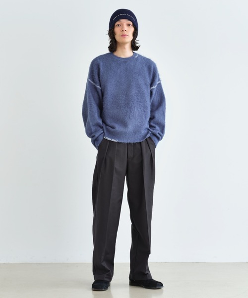 「SINSS」 スラックス MEDIUM ブラック メンズ_画像6