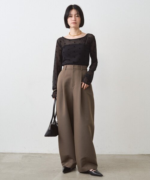 Loungedress（ラウンジドレス） tシャツ モノグラムシアープルオーバー