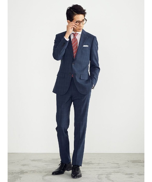 「Perfect Suit FActory」 スーツ AB8 ブルー メンズ_画像3