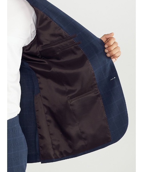 「Perfect Suit FActory」 スーツ AB8 ブルー メンズ_画像9
