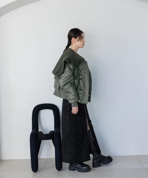 「JEANASIS」 スカート SMALL ブラック レディース_画像6