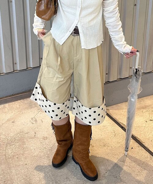 CIAOPANIC（チャオパニック） ハーフパンツ ワイドパンツ パンツ