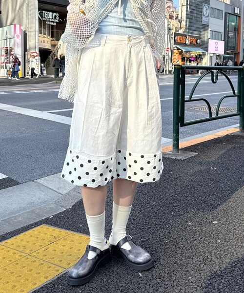 CIAOPANIC（チャオパニック） ワイドパンツ ハーフパンツ パンツ