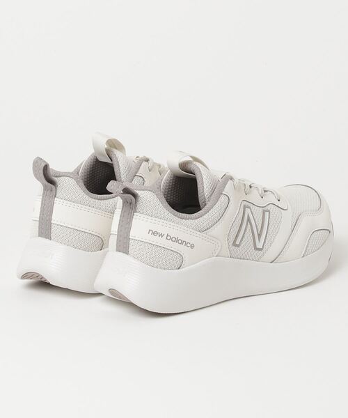 「New Balance」 ローカットスニーカー 23.5cm ホワイト×ピンク レディース_画像2