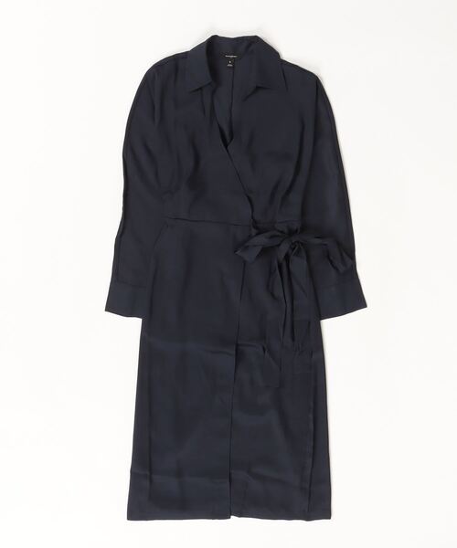 「BANANA REPUBLIC FACTORY STORE」 シャツワンピース X-SMALL ブラック レディース_画像2