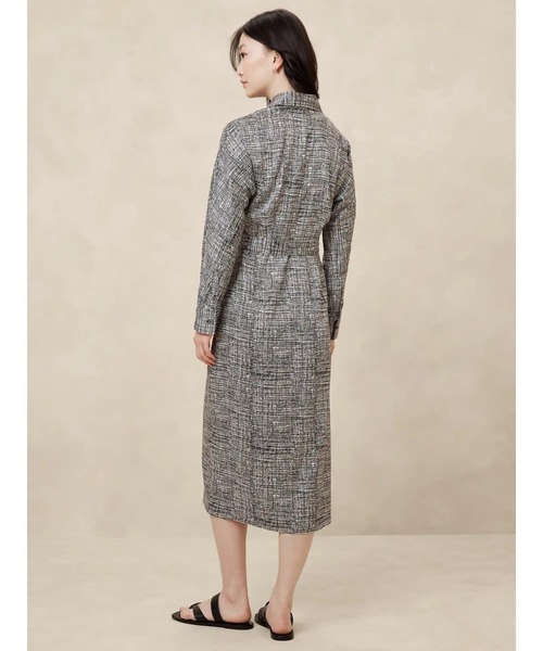 「BANANA REPUBLIC FACTORY STORE」 シャツワンピース X-SMALL ブラック レディース_画像5