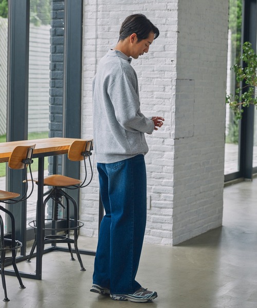 「THE CRAFT CREW PRODUCTS」 長袖ニット M チャコール メンズ_画像5