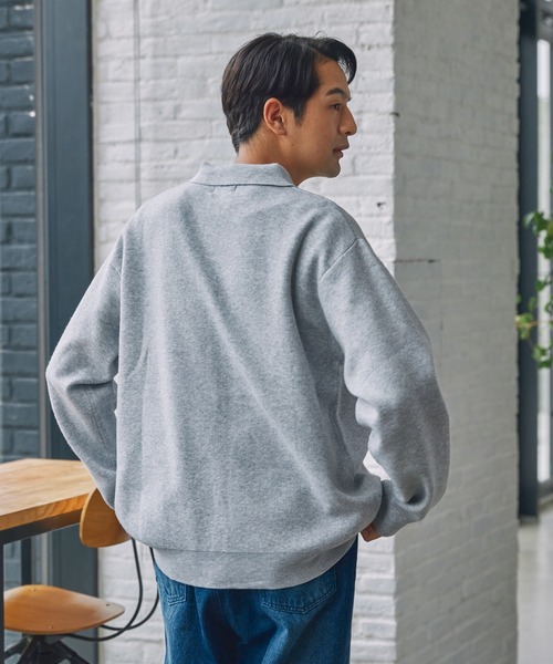 「THE CRAFT CREW PRODUCTS」 長袖ニット M チャコール メンズ_画像9
