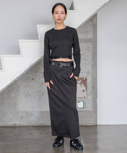 「HEREIAM」 長袖カットソー SMALL グレー レディース_画像6