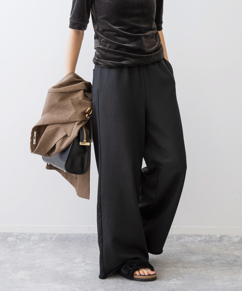 「Spick & Span」 スウェットパンツ 36 ブラック レディース