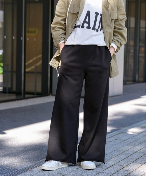 「Spick & Span」 スウェットパンツ 36 ブラック レディース