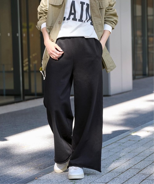 「Spick & Span」 スウェットパンツ 36 ブラック レディース