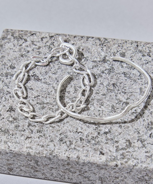 ブレスレット 「TEN./テン」mood hoop bracelet M レディースの画像