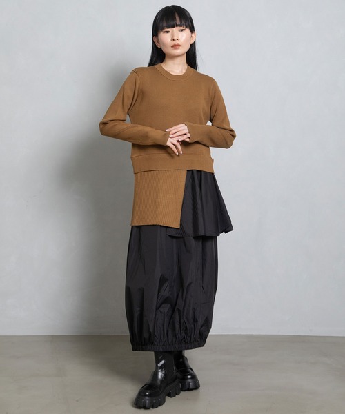 「MARECHAL TERRE」 ドッキングワンピース MEDIUM ブラック レディースの画像
