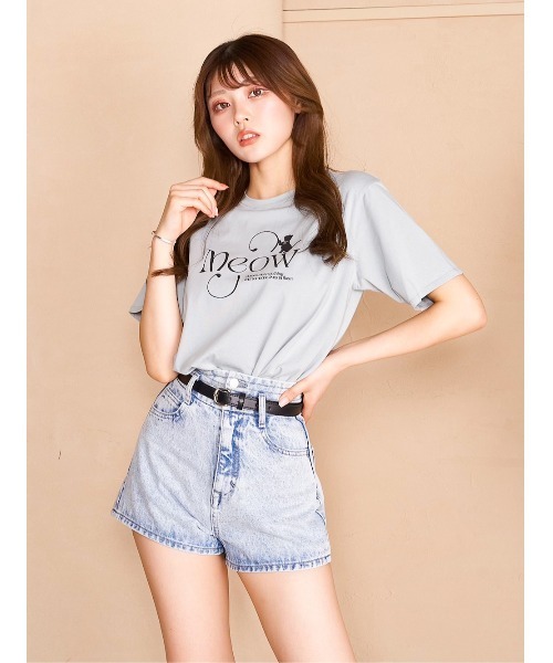 Darich（ダーリッチ） 半袖Tシャツ FREE サックスブルー レディース