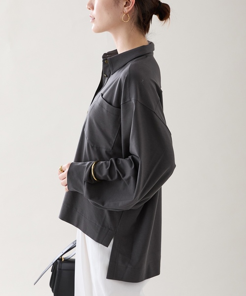 「VERMEIL par iena」 長袖カットソー FREE ネイビー レディース_画像5