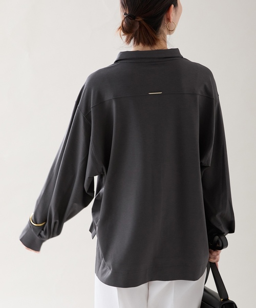 「VERMEIL par iena」 長袖カットソー FREE ネイビー レディース_画像6