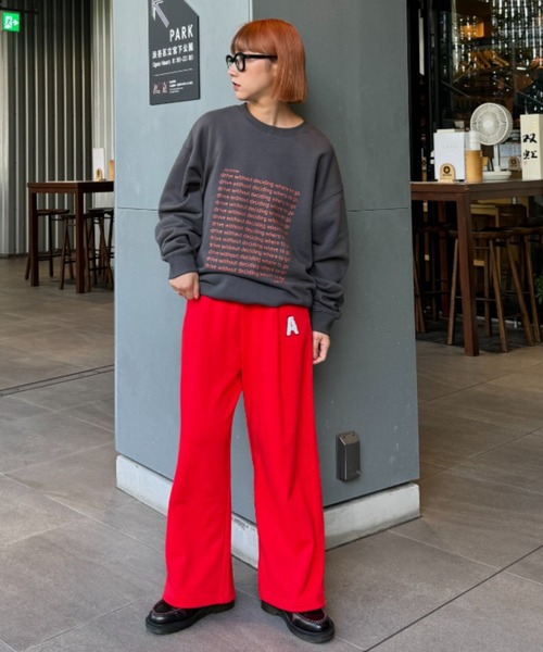 「CIAOPANIC TYPY」 スウェットパンツ MEDIUM レッド メンズ_画像7
