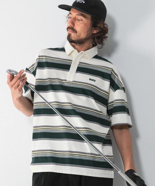 URBAN RESEARCH Sonny Label ポロシャツ OOPS 接触冷感ボーダー