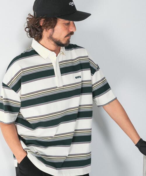 URBAN RESEARCH Sonny Label ポロシャツ OOPS 接触冷感ボーダー