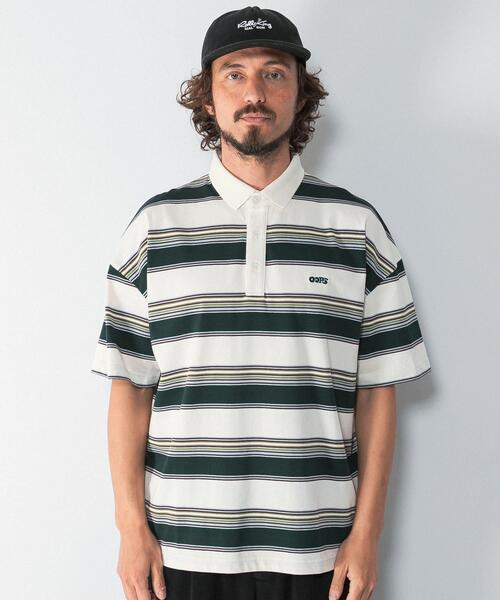 URBAN RESEARCH Sonny Label ポロシャツ OOPS 接触冷感ボーダー