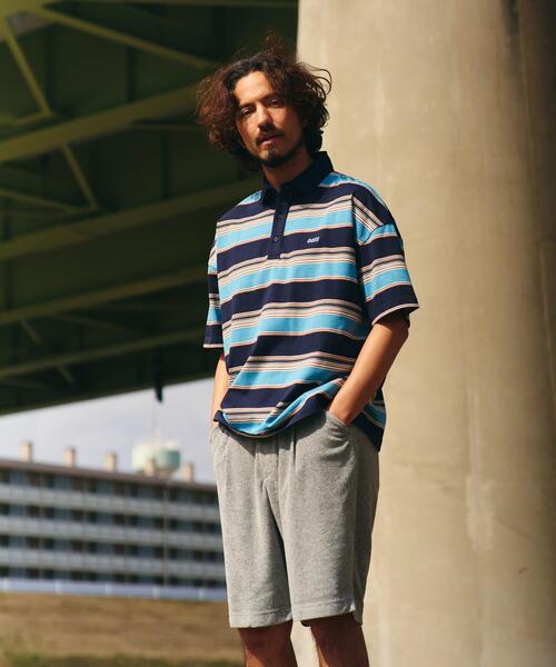 URBAN RESEARCH Sonny Label ポロシャツ OOPS 接触冷感ボーダー