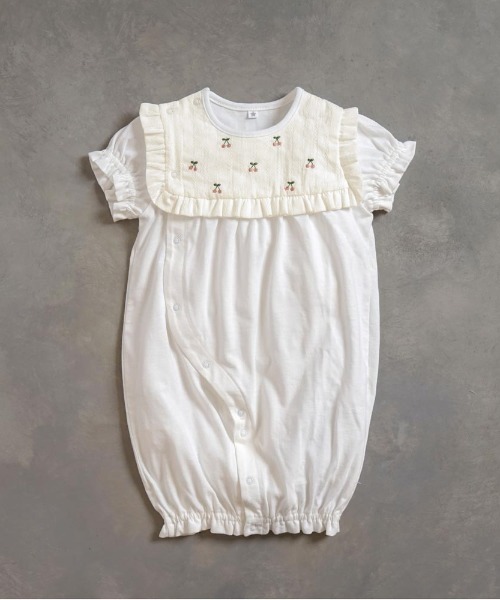 10mois（ディモワ） ベビー服 ロンパース 「」チェリー2wayドレス 50 