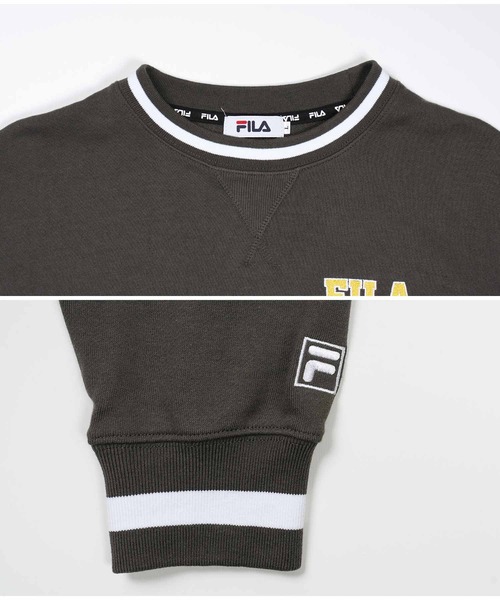 「FILA」 スウェットカットソー X-LARGE アッシュグレー メンズ_画像6