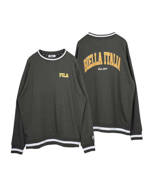 「FILA」 スウェットカットソー X-LARGE アッシュグレー メンズ_画像8
