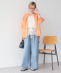ブラウス シャツ 夏 「接触冷感・イージーケア...の詳細画像3