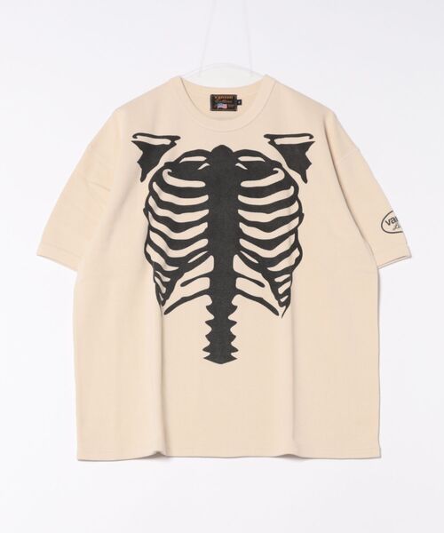 「VANSON」 半袖Tシャツ L ブラック メンズ_画像4