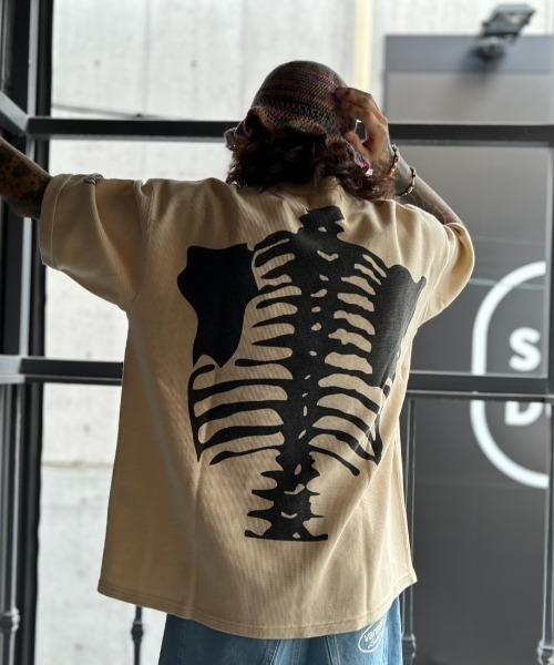 「VANSON」 半袖Tシャツ L ブラック メンズ_画像5