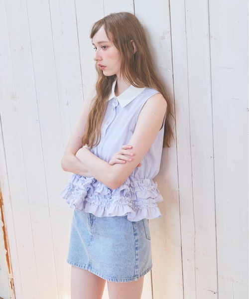 夏にぴったり♪デニムミニタイトスカート女子会デート用　さよちゃんページです Heather（ヘザー） デニムスカート アソートデニムタイトミニスカート