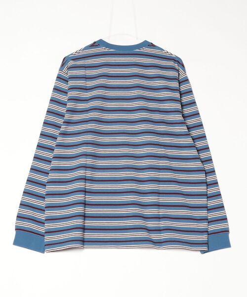 「NICE WEATHER」 長袖Tシャツ M コバルトブルー メンズ_画像2