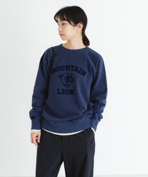 「MIXTA」 スウェットカットソー SMALL ネイビー レディース_画像6