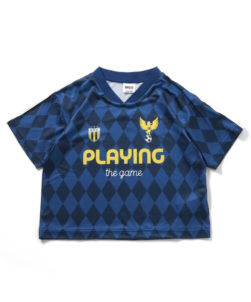 BREEZE（ブリーズ） tシャツ サッカーユニフォーム風半袖Tシャツ