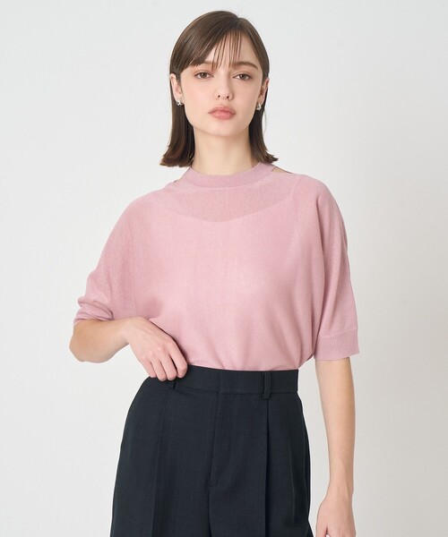 ANAYI（アナイ） ニット セーター バックリボンショルダースリット