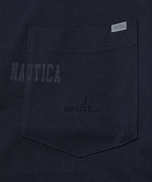 「NAUTICA」 半袖Tシャツ MEDIUM ブラック メンズ_画像8