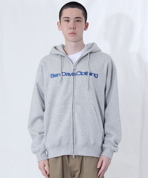 BEN DAVIS（ベンデイビス） パーカー 裏起毛 「」HEART CHENILLE ZIP