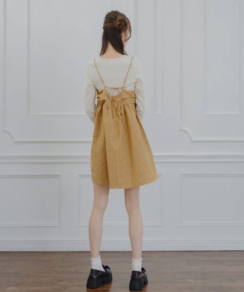amr. チュニック チェックチュニックキャミソール : ZOZOTOWN Yahoo!店
