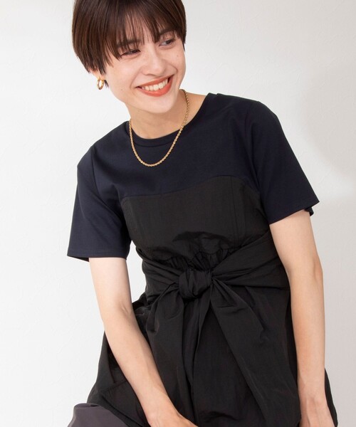 「NOLLEY'S」 半袖カットソー 38 オリーブ レディース_画像5