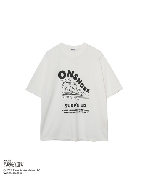 「AMERICAN RAG CIE」 半袖Tシャツ「Vintage PEANUTSコラボ」 S ホワイト メンズ_画像8