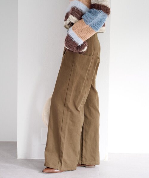 「Kastane」 パンツ 0 ダークブラウン レディース_画像3