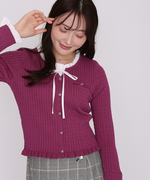 MISCH MASCH（ミッシュマッシュ） ニット セーター ケーブル 2026秋冬